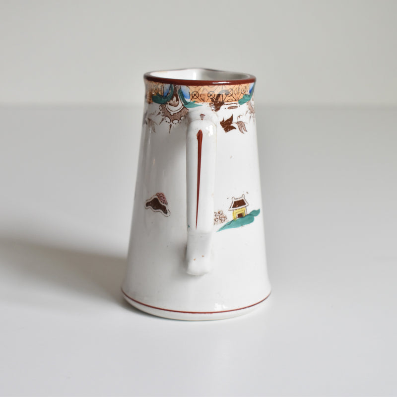 Antique Sarreguemines Creamer Kyoto