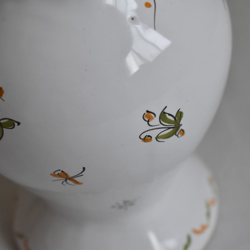 Vintage Moustiers pitcher
