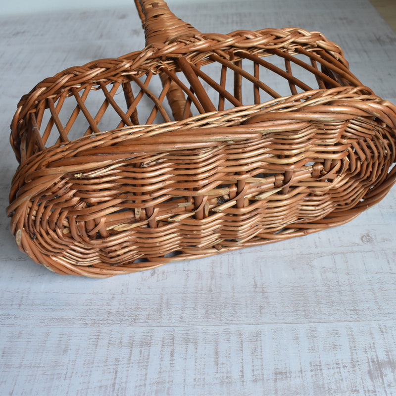 For vintage basket bottles