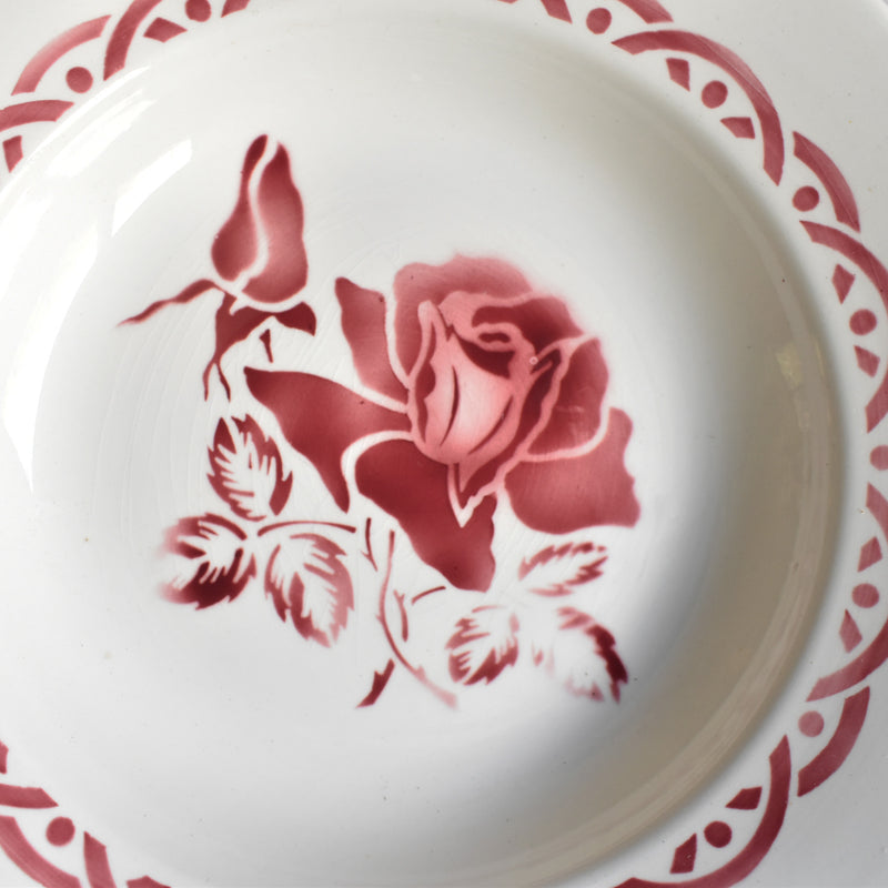 Vintage Deep Plate Digoin & Sarreguemines Michel B