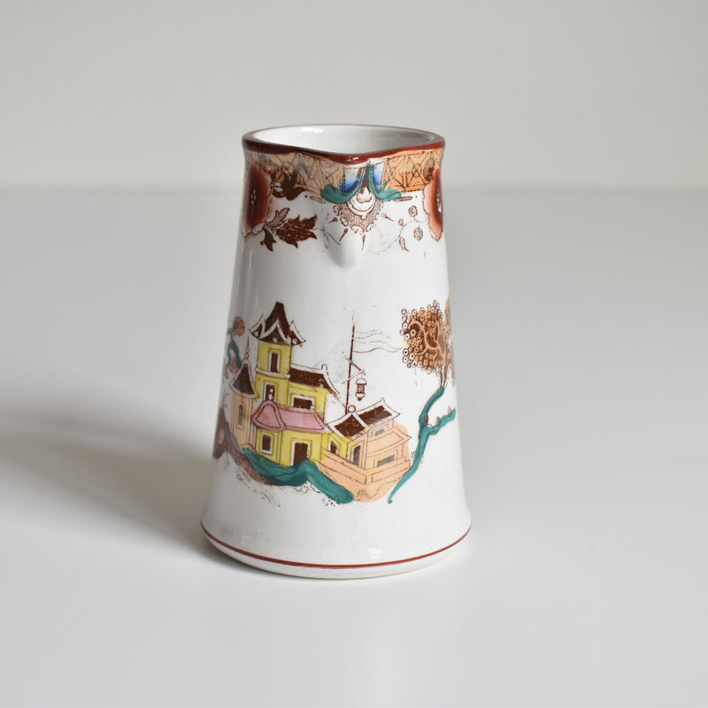 Antique Sarreguemines Creamer Kyoto