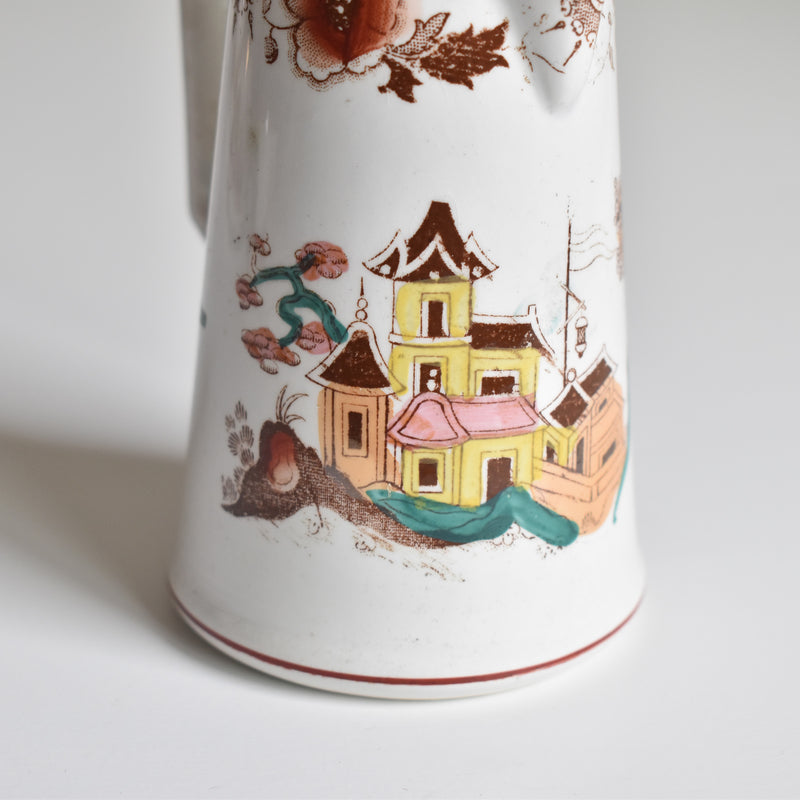 Antique Sarreguemines Creamer Kyoto