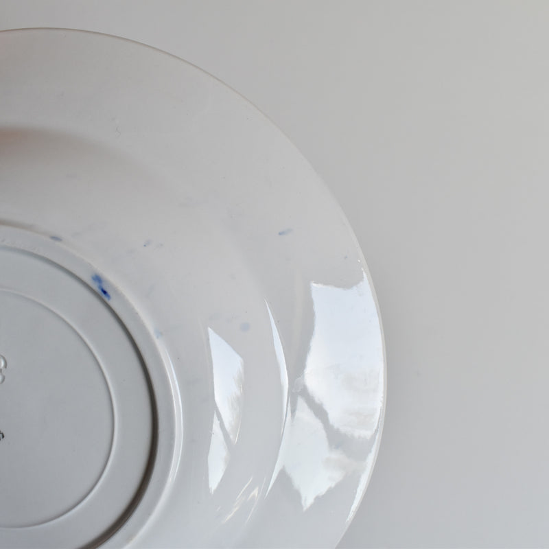Vintage Deep Plate Digoin & Sarreguemines Efel E (On display at the Osaka store)