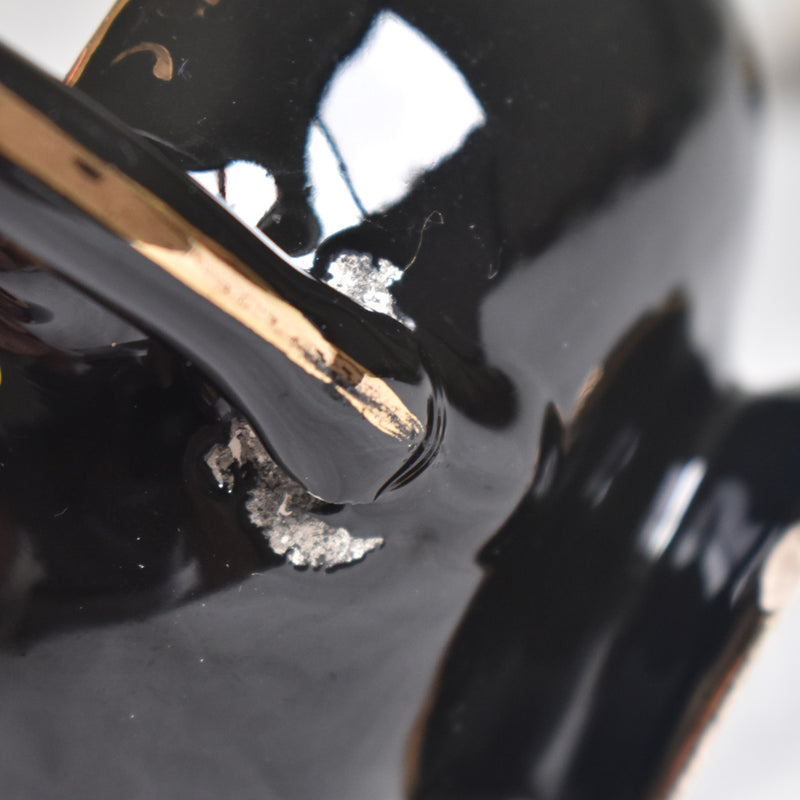 ア.ドラサンヴァル A.Dressinval コーヒーカップ＆ソーサー ブラック G