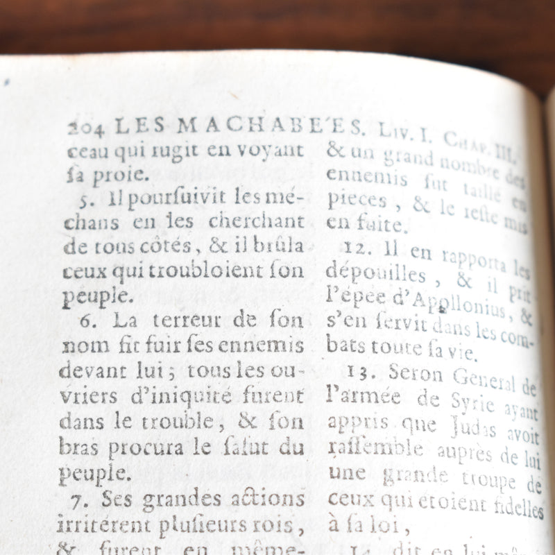 Antique book "La Sainte Bible" 6 volumes