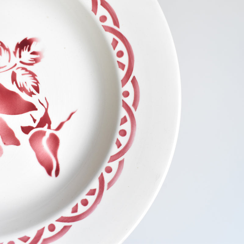 Vintage Deep Plate Digoin & Sarreguemines Michel B