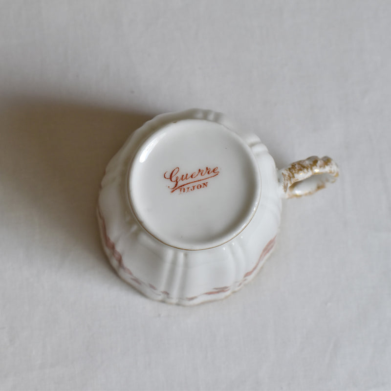 Antique Cup & Saucer Guerre / Dijon B