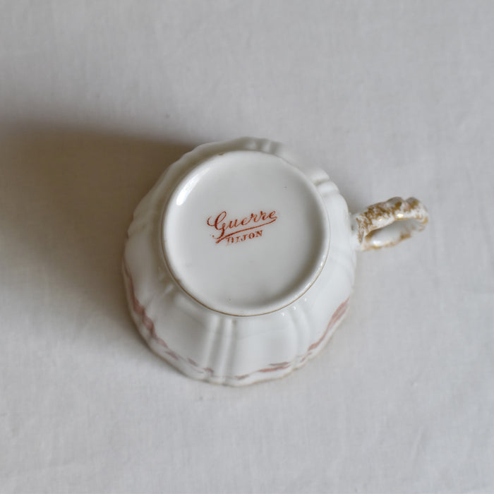 アンティーク カップ＆ソーサー Guerre / Dijon B