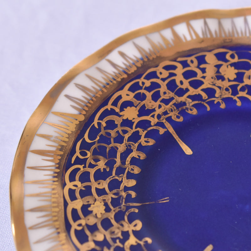 ア.ドラサンヴァル A.Dressinval コーヒーカップ＆ソーサー ブルー B