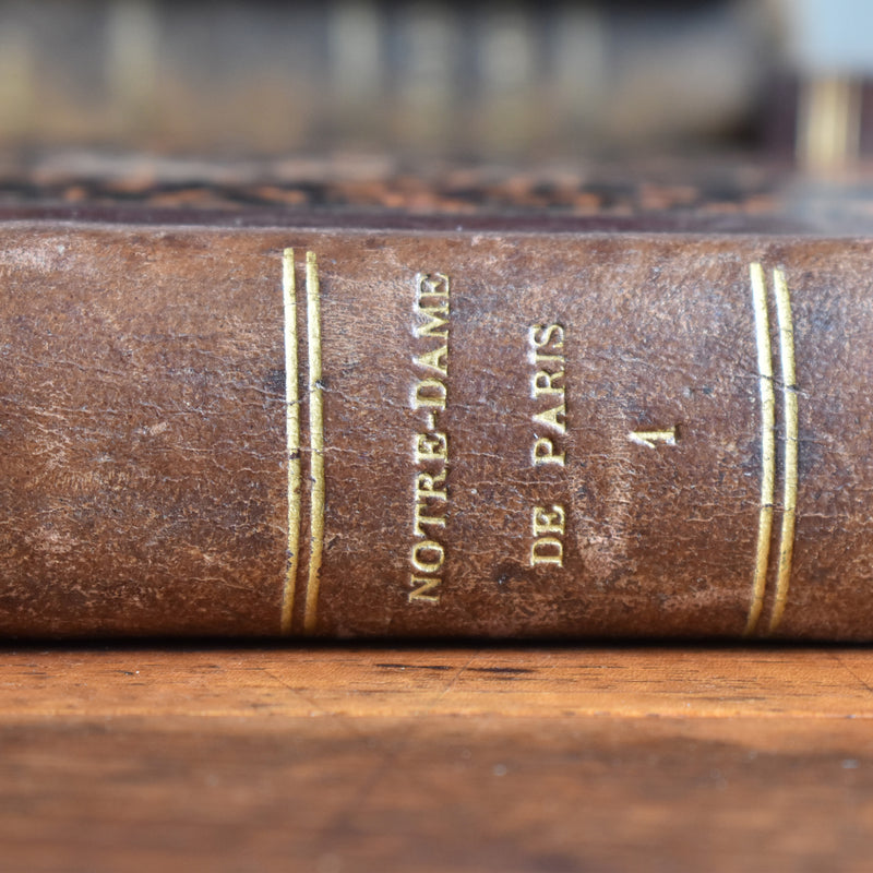 Antique book Victor Hugo "Notre Dame de Paris"