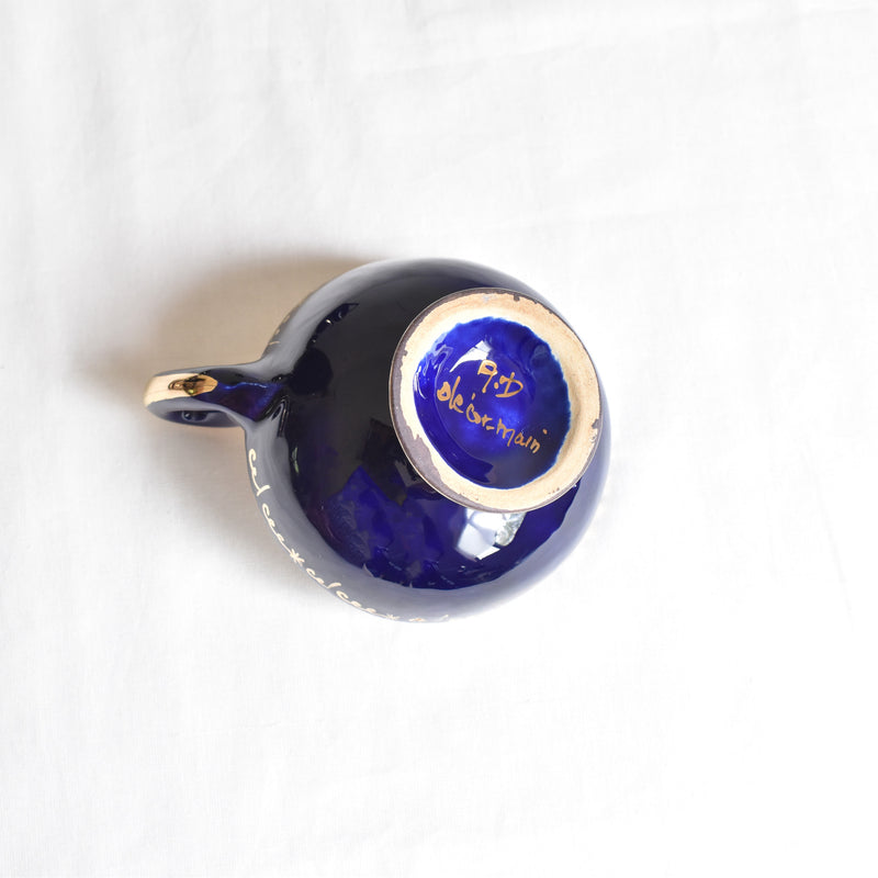 ア.ドラサンヴァル A.Dressinval コーヒーカップ＆ソーサー ダークブルー H