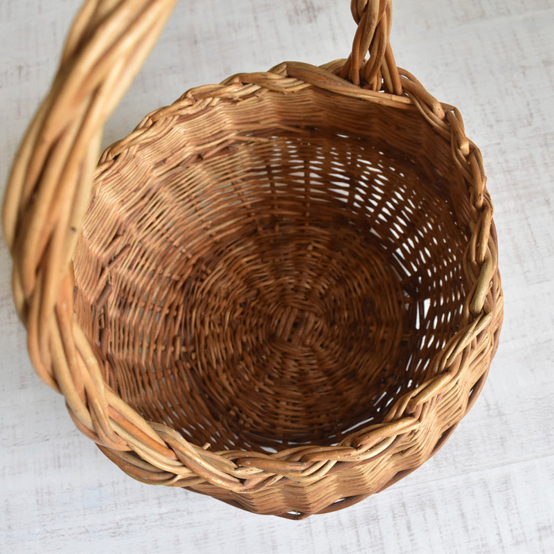 Vintage Round Basket