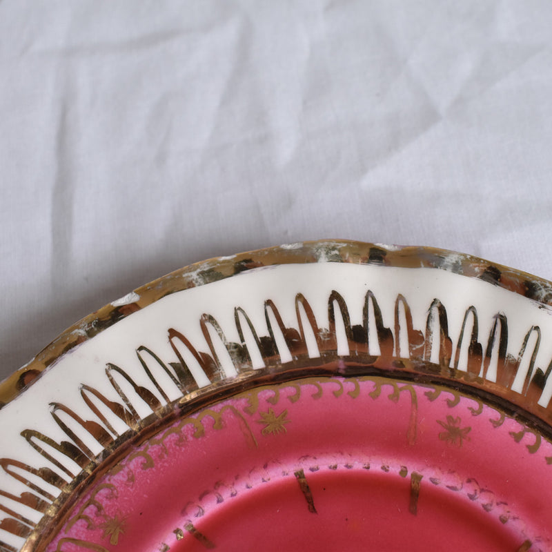 ア.ドラサンヴァル A.Dressinval チョコレートカップソーサー ピンク A