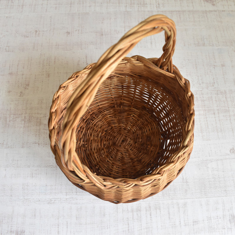 Vintage Round Basket