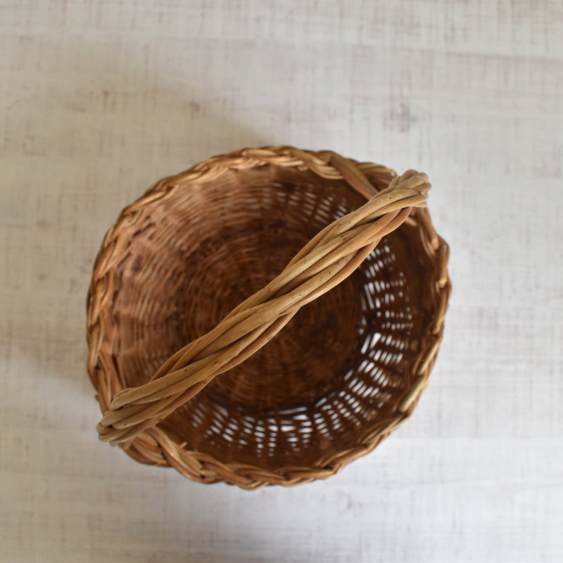 Vintage Round Basket