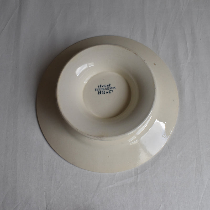 Antique Pedestal Plate, Choisy-le-Roi Sévigné