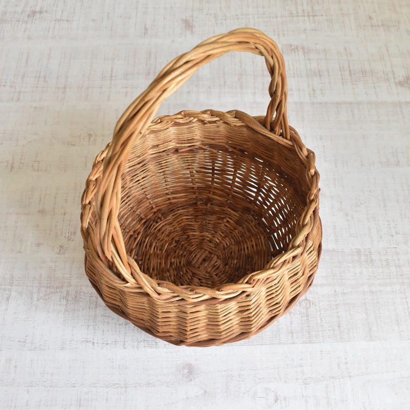 Vintage Round Basket