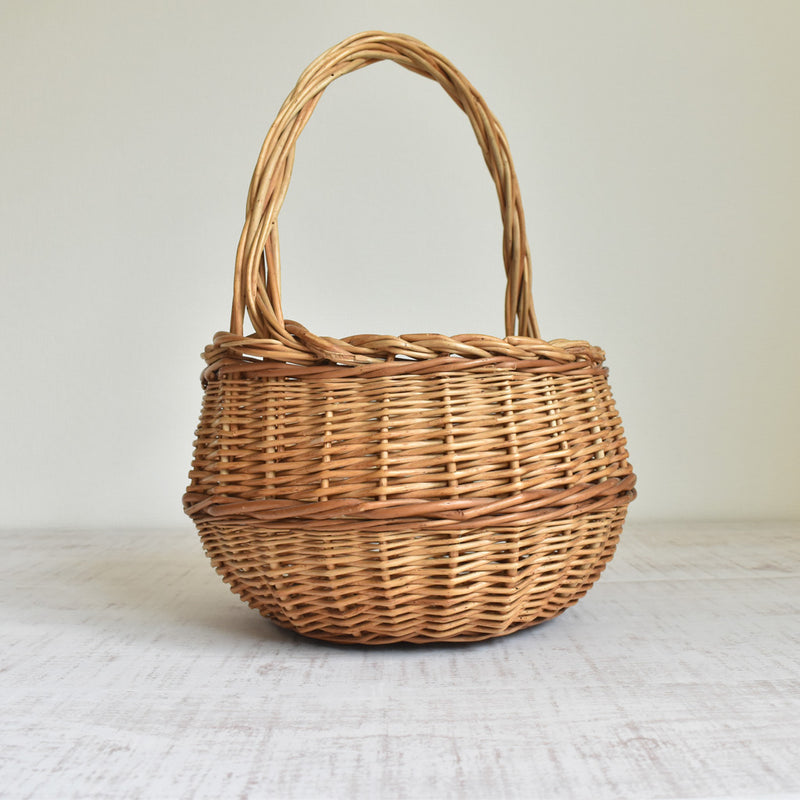 Vintage Round Basket