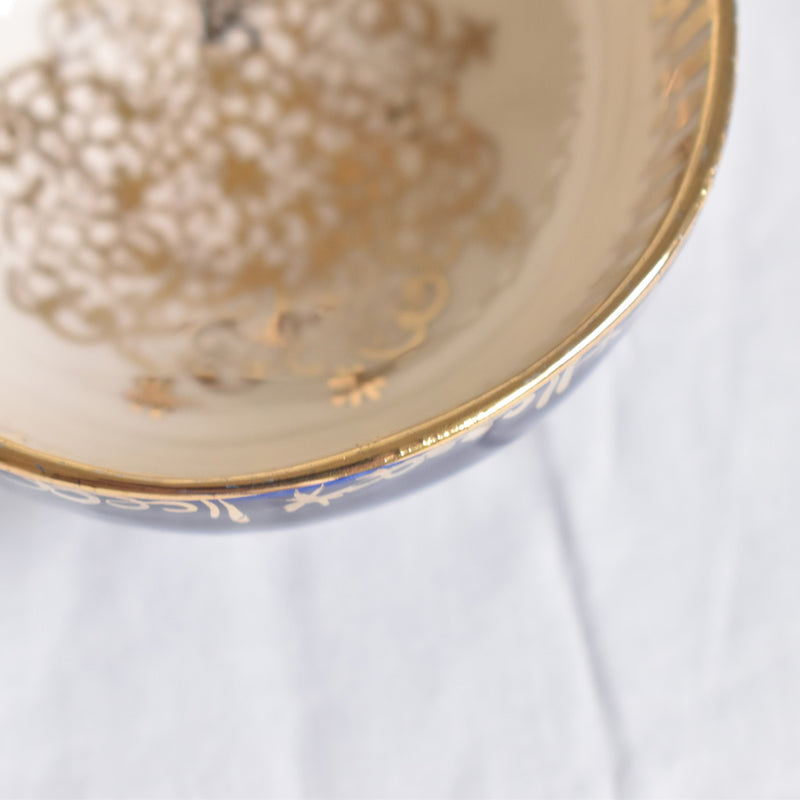 ア.ドラサンヴァル A.Dressinval コーヒーカップ＆ソーサー ダークブルー A