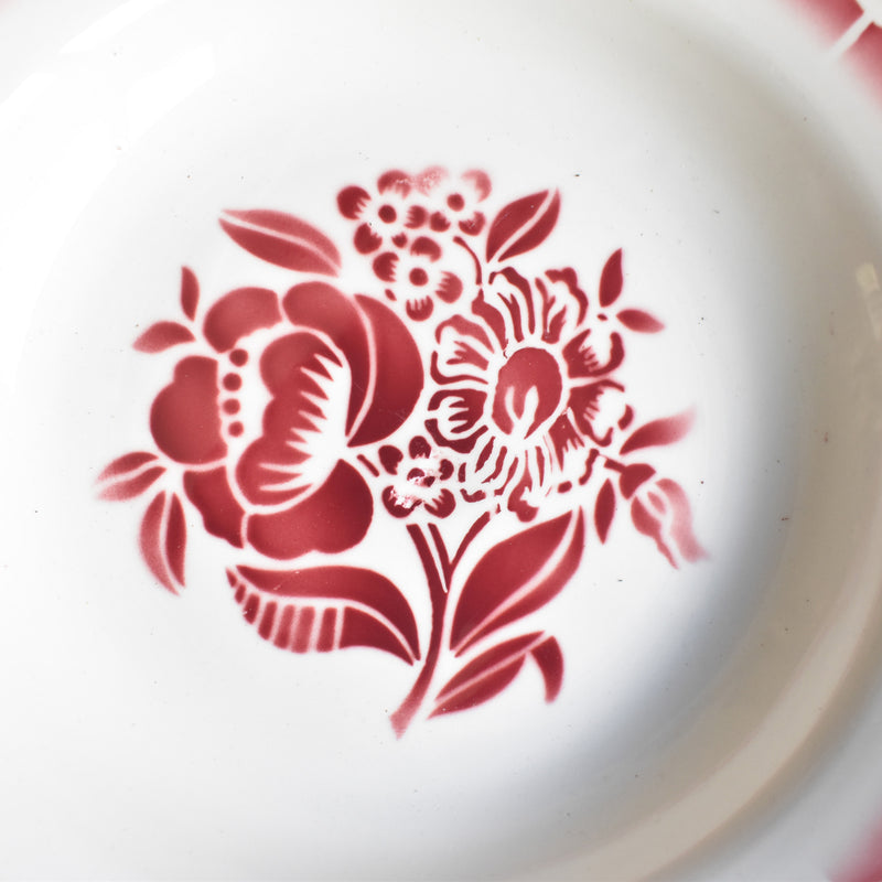 Vintage Deep Plate, Digoin & Sarreguemines "Odette A"
