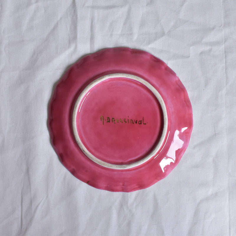 ア.ドラサンヴァル A.Dressinval チョコレートカップソーサー ピンク A