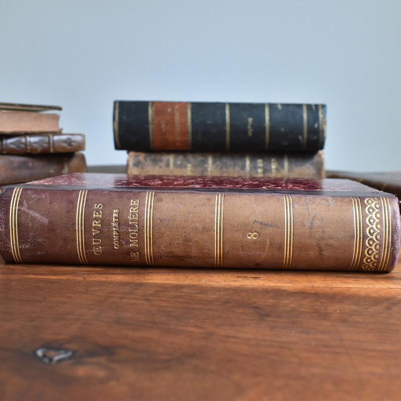 アンティーク本 moliere "Oeuvres completes tome 8"