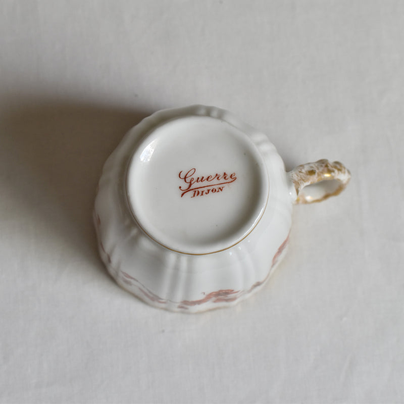 Antique Cup & Saucer Guerre / Dijon C