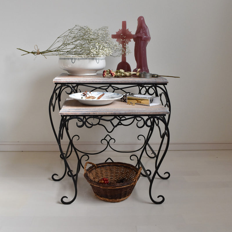 Vintage nesting tables