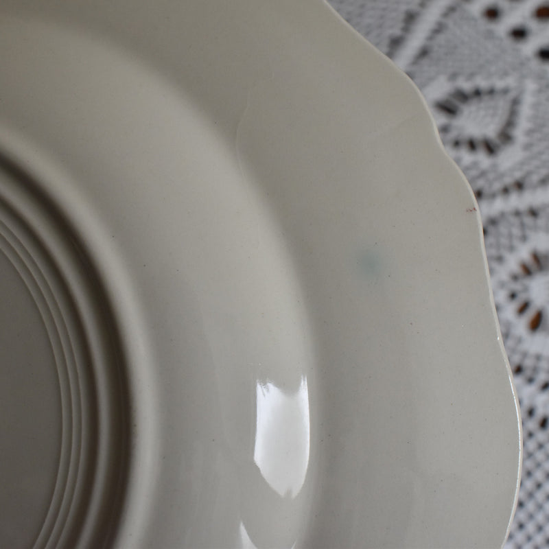 Vintage Deep Plate, Digoin & Sarreguemines, "Agreste A"