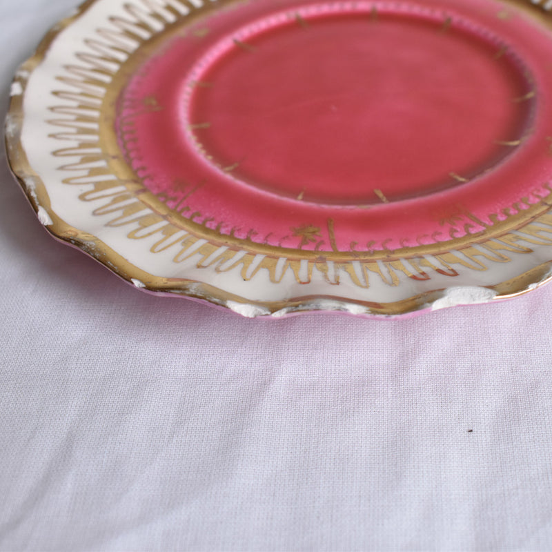 ア.ドラサンヴァル A.Dressinval チョコレートカップソーサー ピンク A