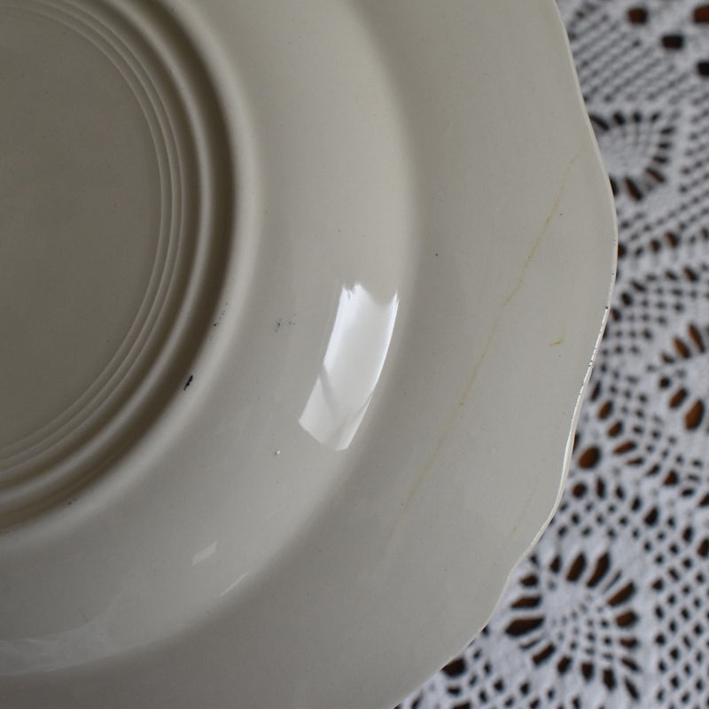 Vintage Deep Plate, Digoin & Sarreguemines, "Agreste A"