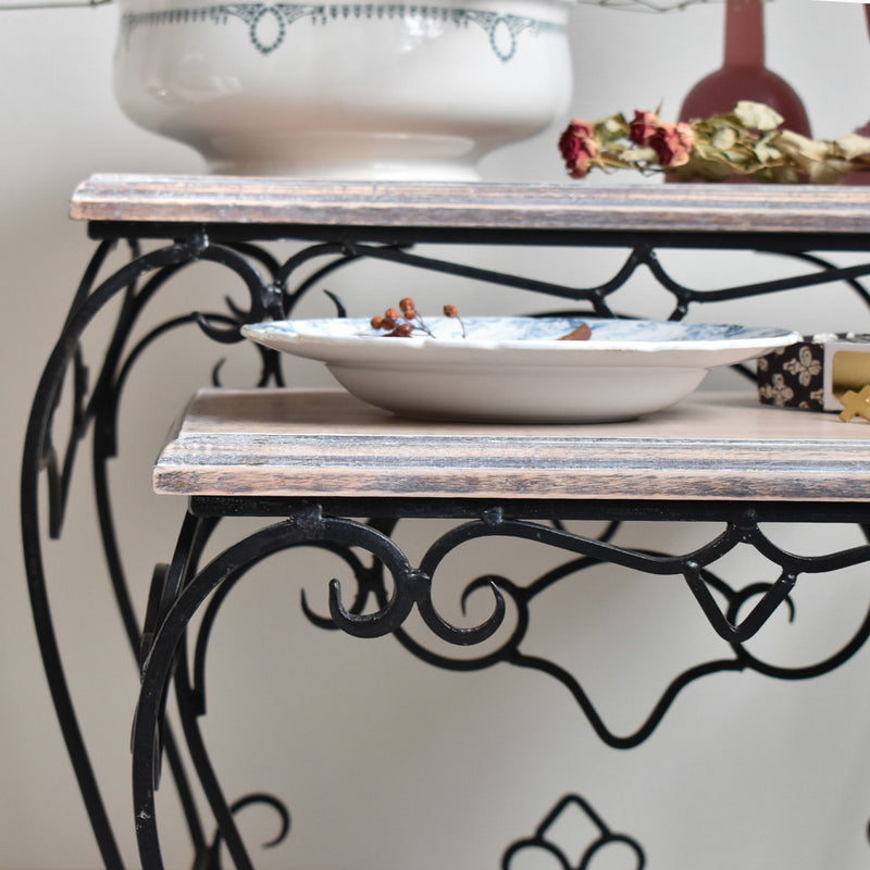 Vintage nesting tables