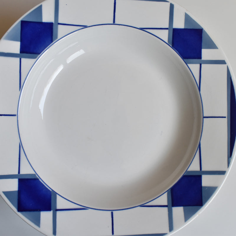 Vintage Deep Plate Digoin & Sarreguemines Efel F