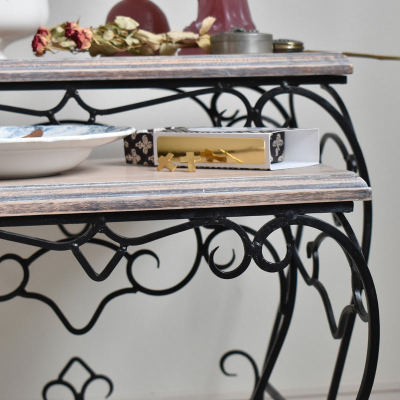Vintage nesting tables