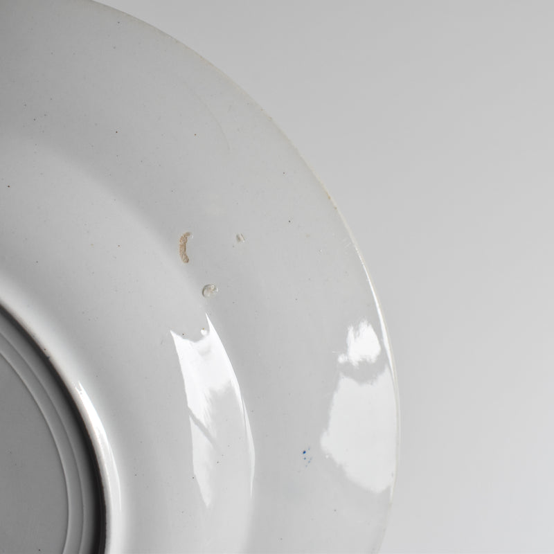 Vintage Deep Plate, Moulin des Loups, Bleuets B
