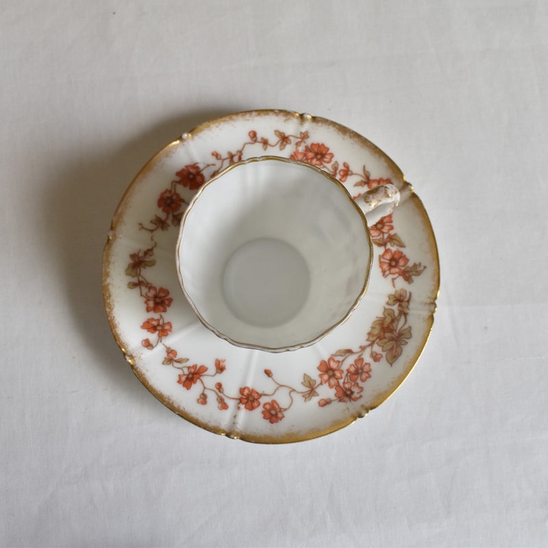 Antique Cup & Saucer Guerre / Dijon D