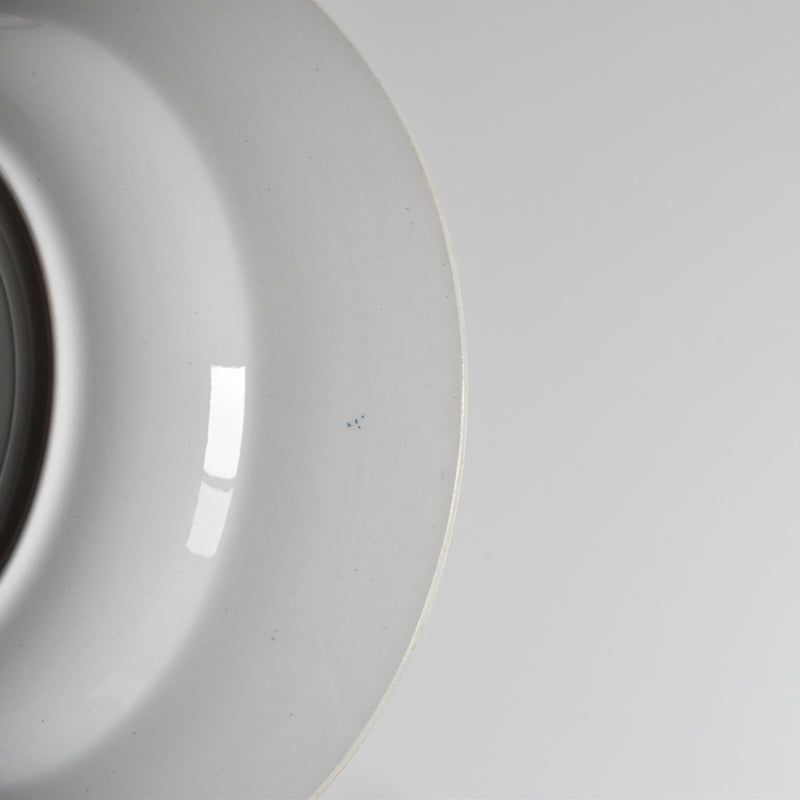 Vintage Deep Plate, Moulin des Loups, Bleuets B