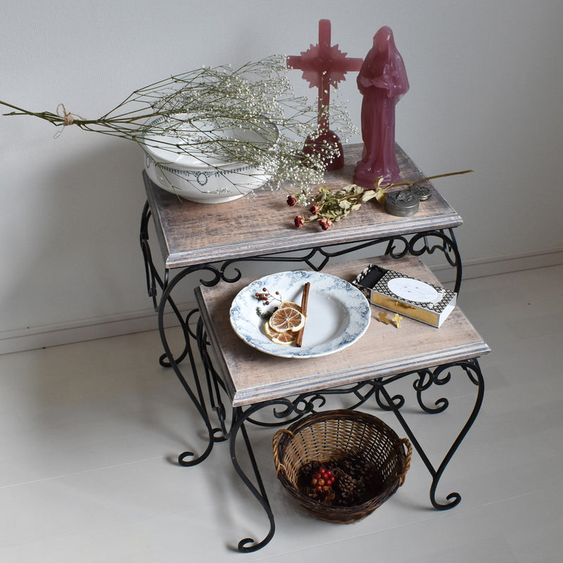 Vintage nesting tables
