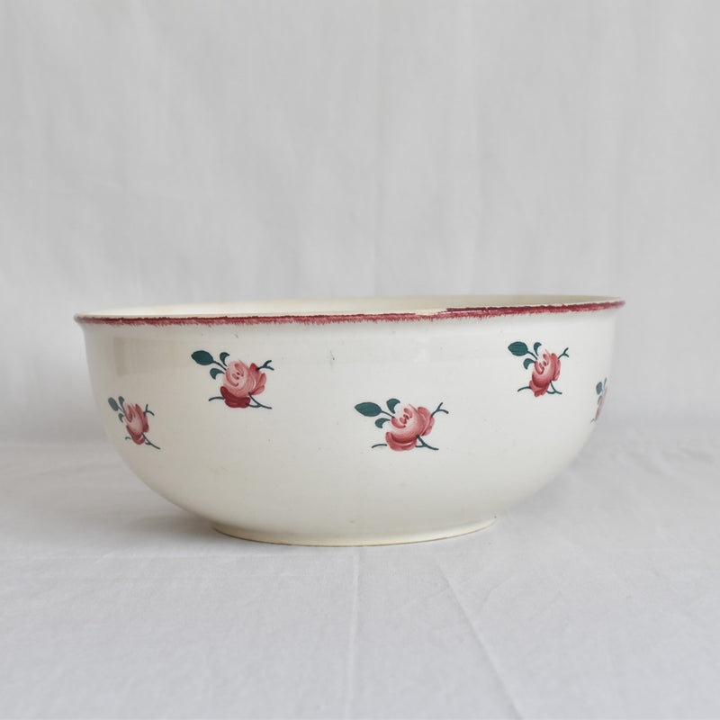 Antique Salad Bowl K&G Luneville Senlis