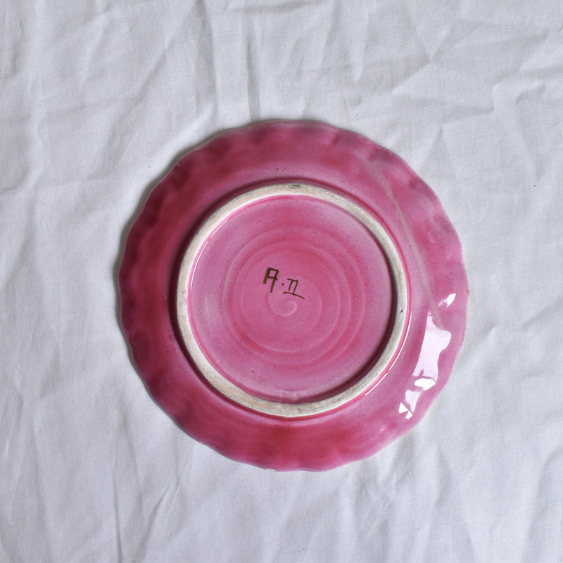 ア.ドラサンヴァル A.Dressinval チョコレートカップソーサー ピンク B