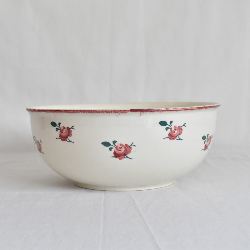 Antique Salad Bowl K&G Luneville Senlis