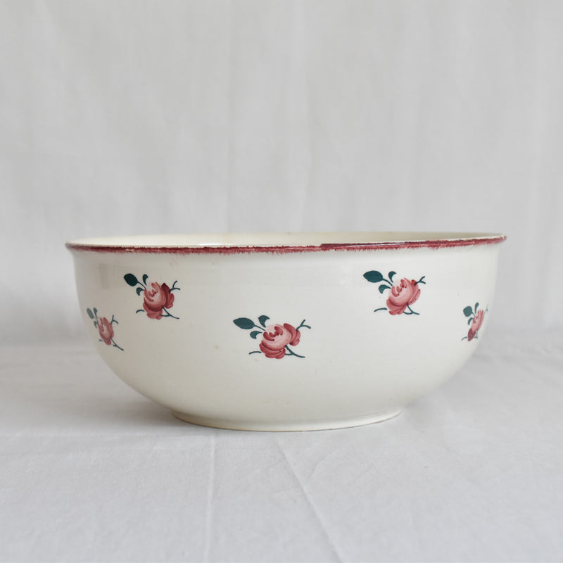 Antique Salad Bowl K&G Luneville Senlis