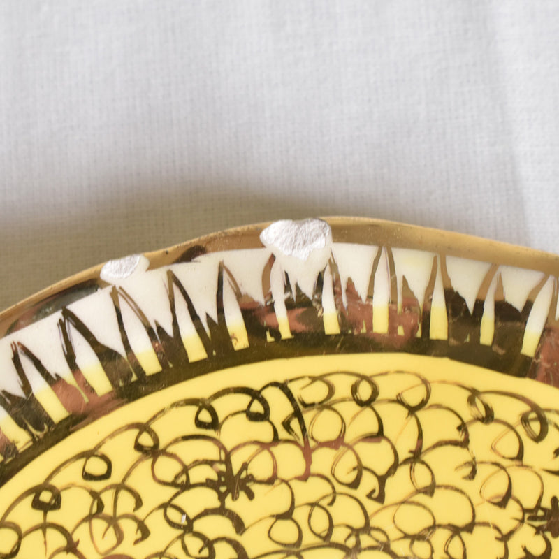 ア.ドラサンヴァル A.Dressinval コーヒーカップ＆ソーサー イェロー C