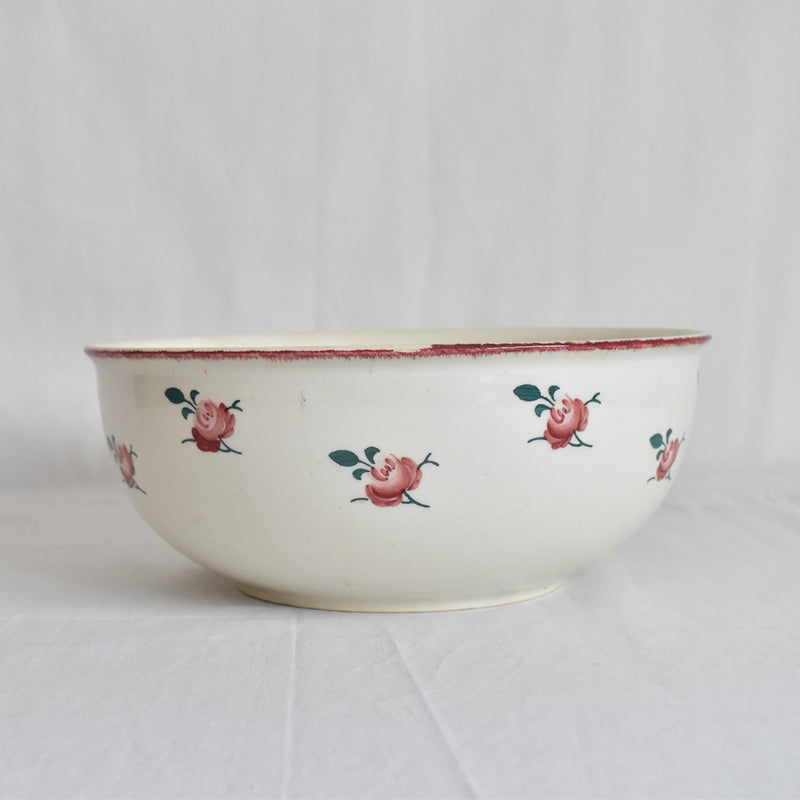 Antique Salad Bowl K&G Luneville Senlis