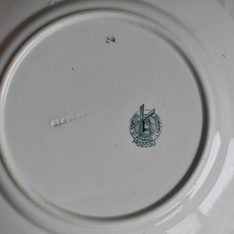 Antique Plate Saint-Amand Moscou E