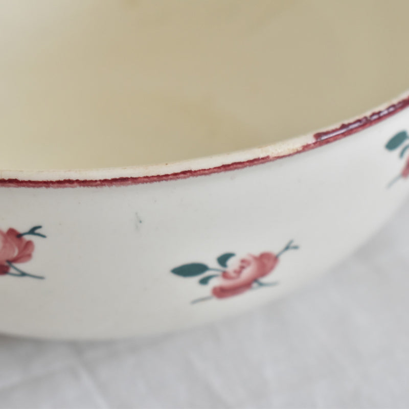 Antique Salad Bowl K&G Luneville Senlis