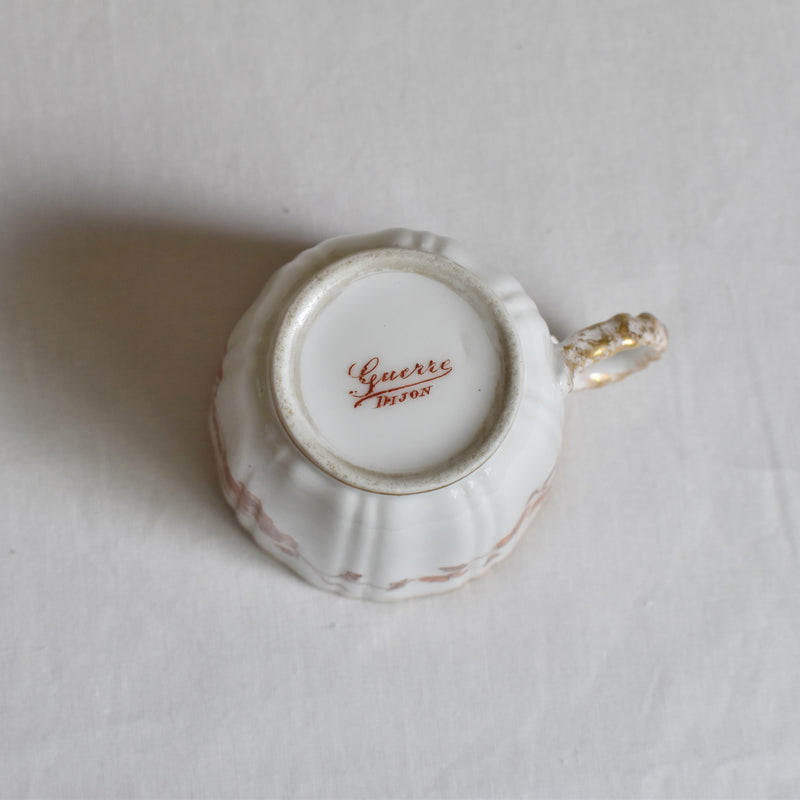 Antique Cup & Saucer Guerre / Dijon D