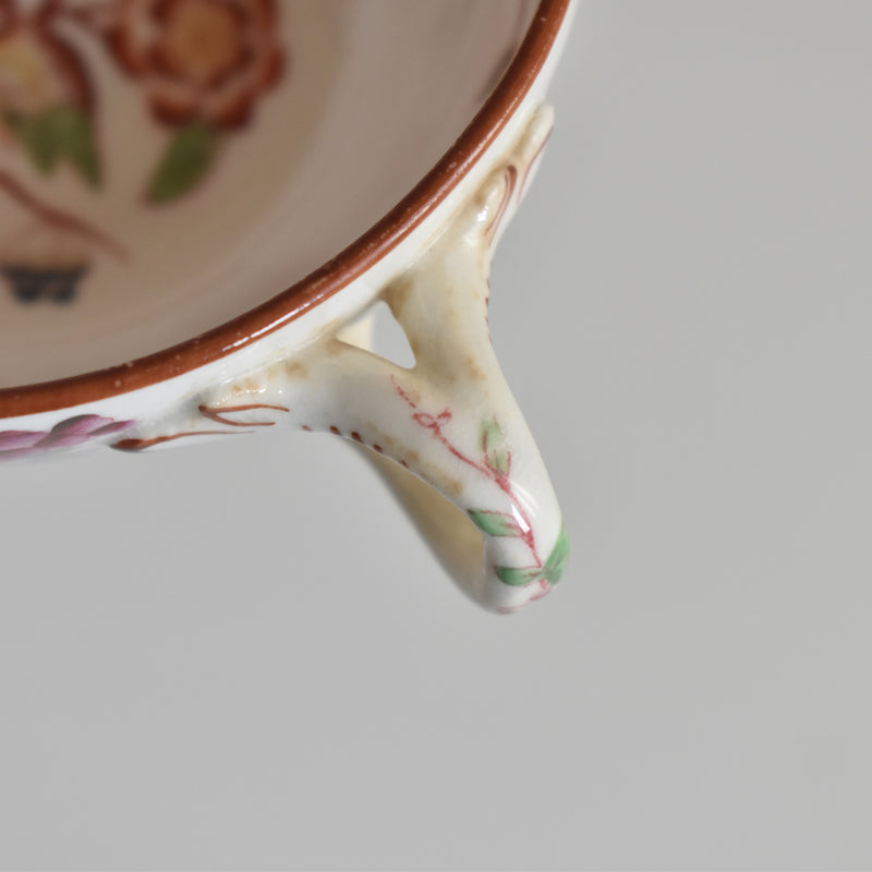 Antique Cup & Saucer Sarreguemines Minton 252 G