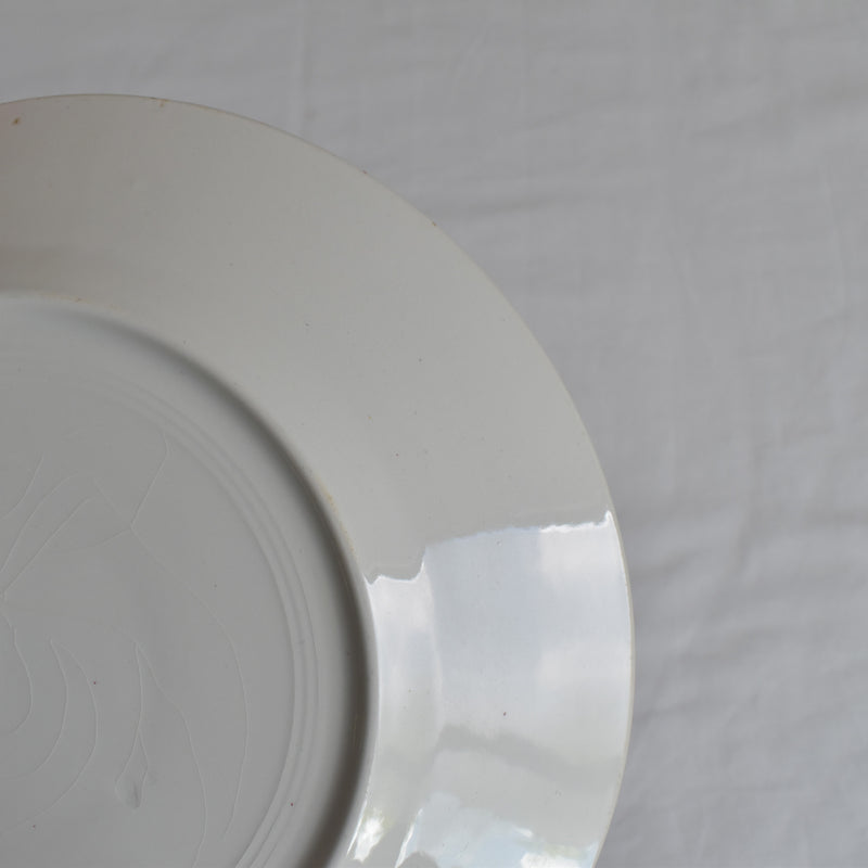Antique Plate K&G Lunéville Platane N