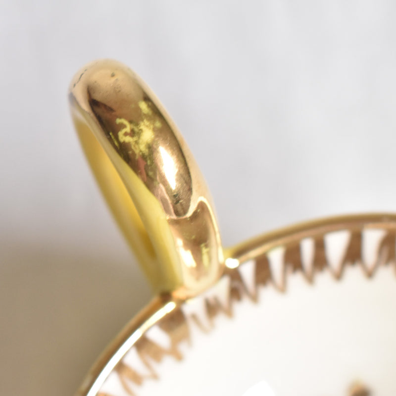 ア.ドラサンヴァル A.Dressinval コーヒーカップ＆ソーサー イェロー C